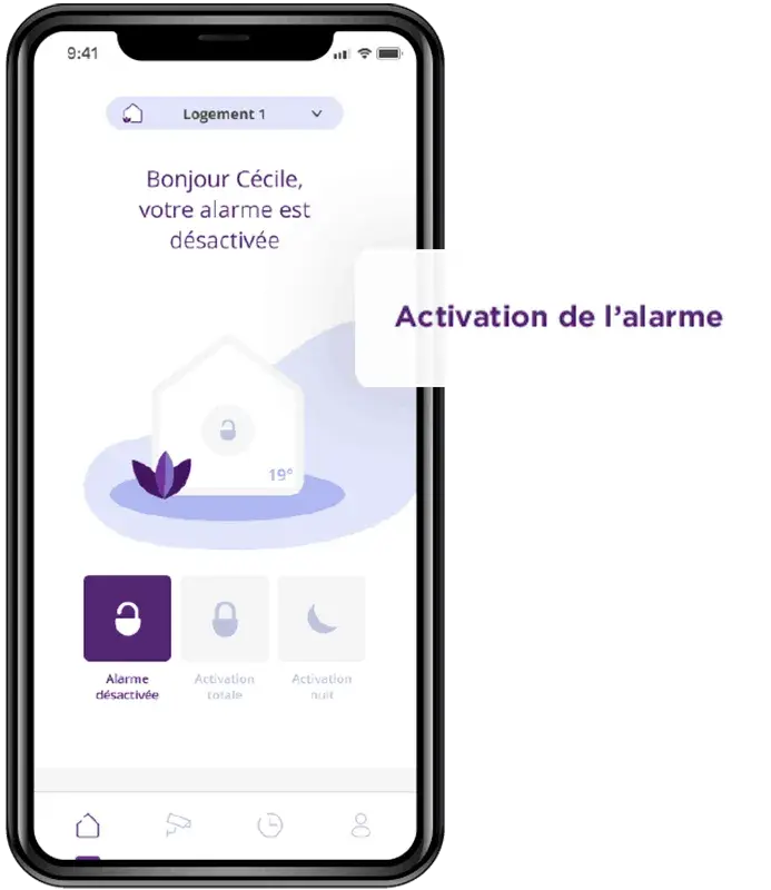 application ma protection maison